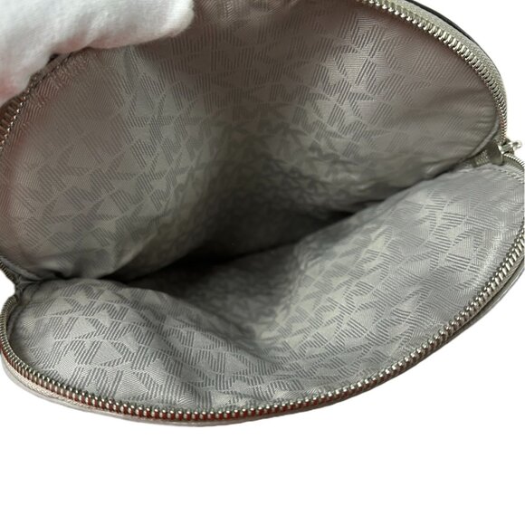 Michael Kors Bedford Pebbled Leather Shoulder/Crossbody Bag Gray with Tassel - Picture 16 of 16